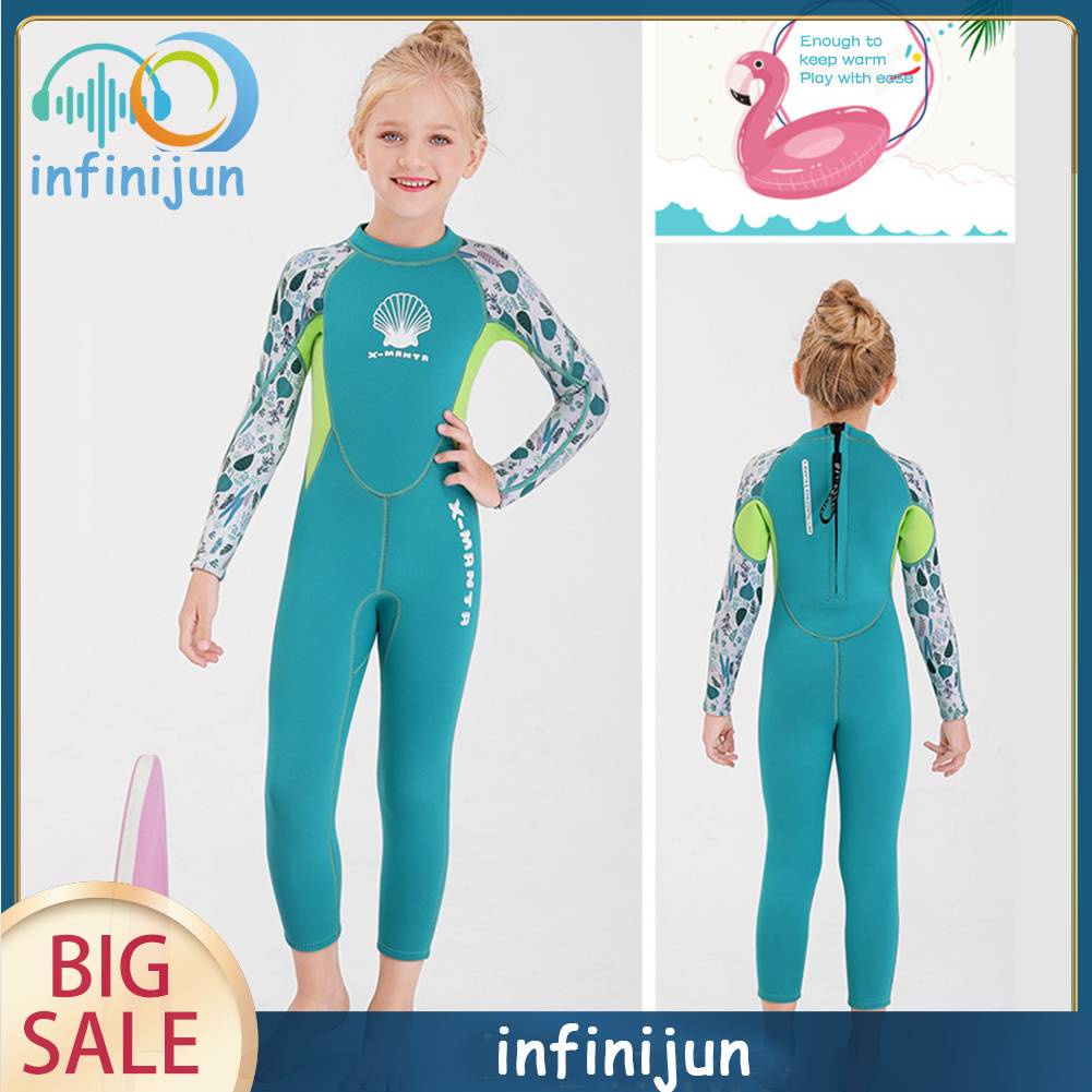 Bộ Đồ Bơi Giữ Ấm Dày 2.5MM Cho Bé