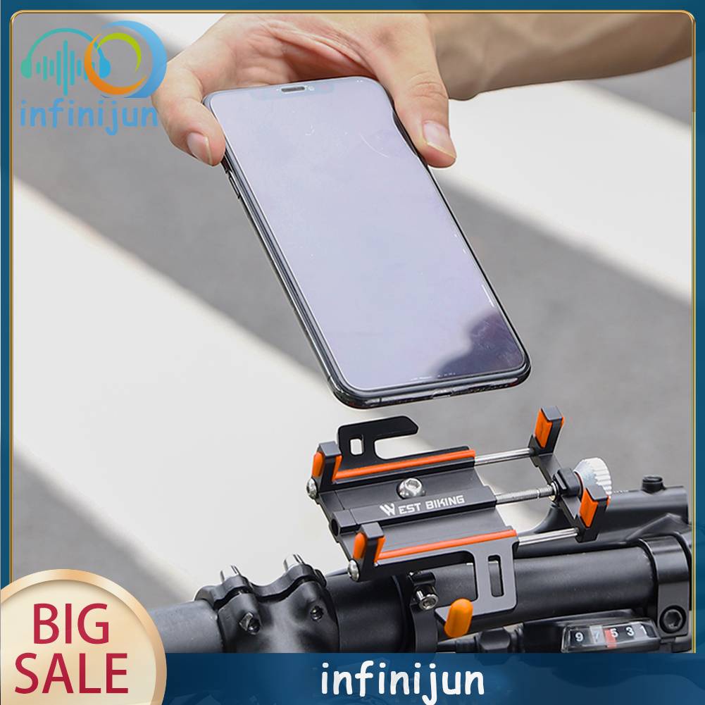 Giá Đỡ Điện Thoại Di Động Năm Chân GPS Gắn Xe Đạp Cho Tất Cả Các Dòng Điện Thoại
