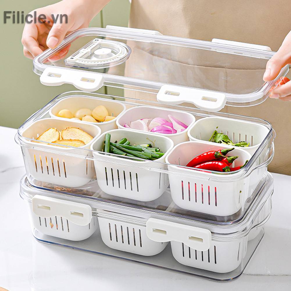 Hộp Đựng Gia Vị Bằng PP Và Thực Phẩm Tiện Dụng Cho Tủ Lạnh