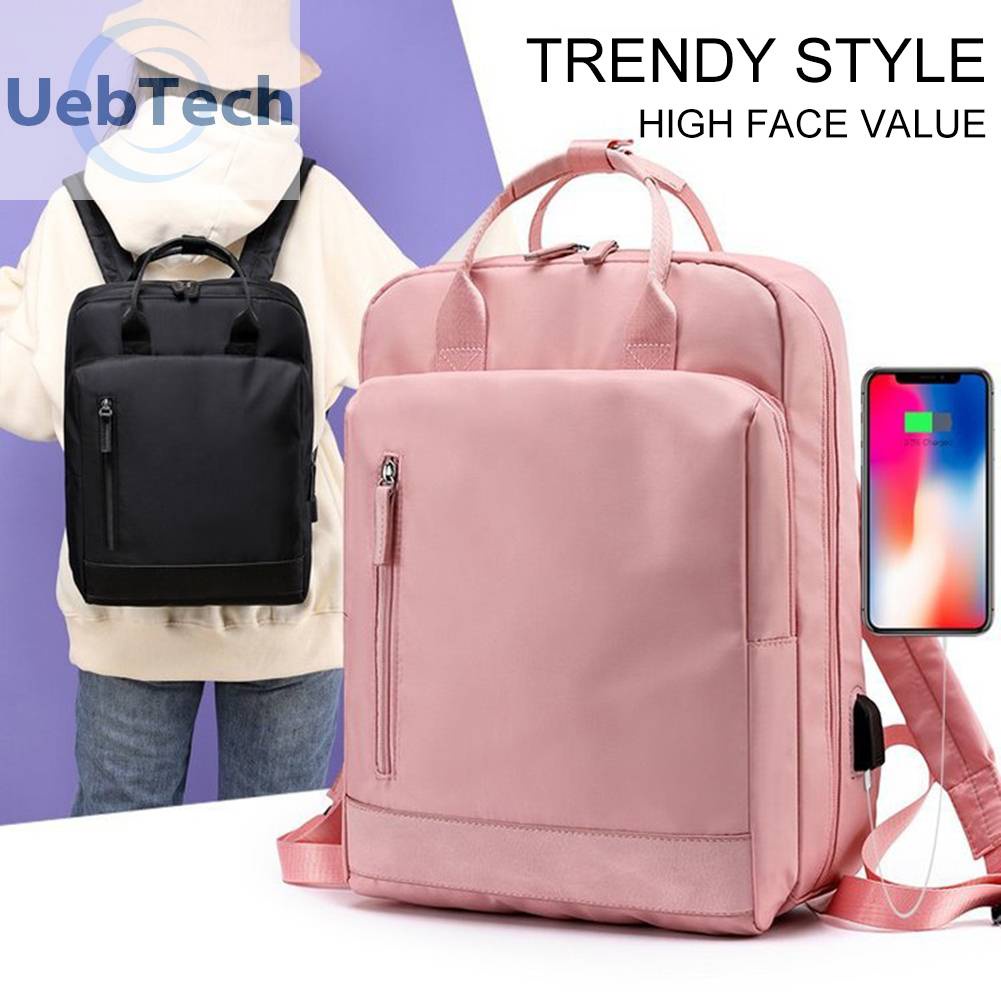 Ba Lô Đựng Laptop 13.3 / 14 Inch Có Cổng Sạc USB