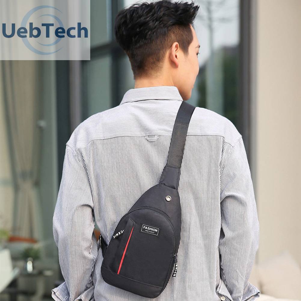 Túi Đeo Vai Thể Thao Bằng Vải Canvas Mềm Thiết Kế Giản Dị Dành Cho Nam