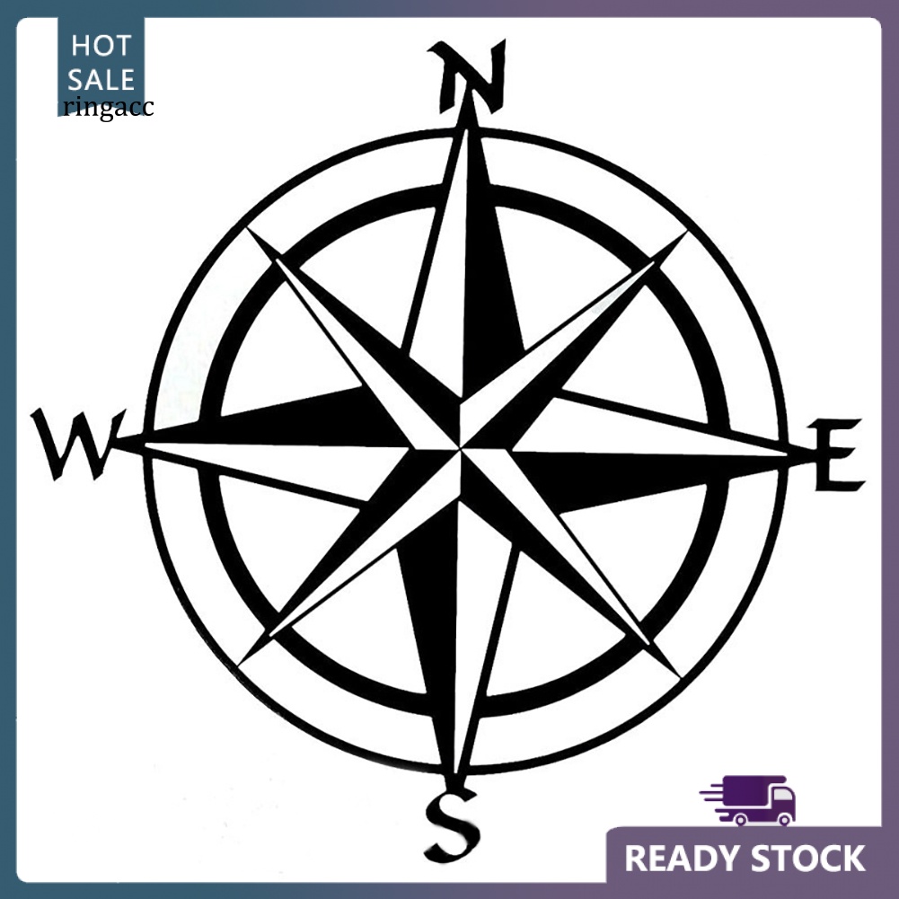 Đề Can Phản Quang Họa Tiết La Bàn Độc Đáo Trang Trí Cửa Sổ Xe Hơi / Xe Tải