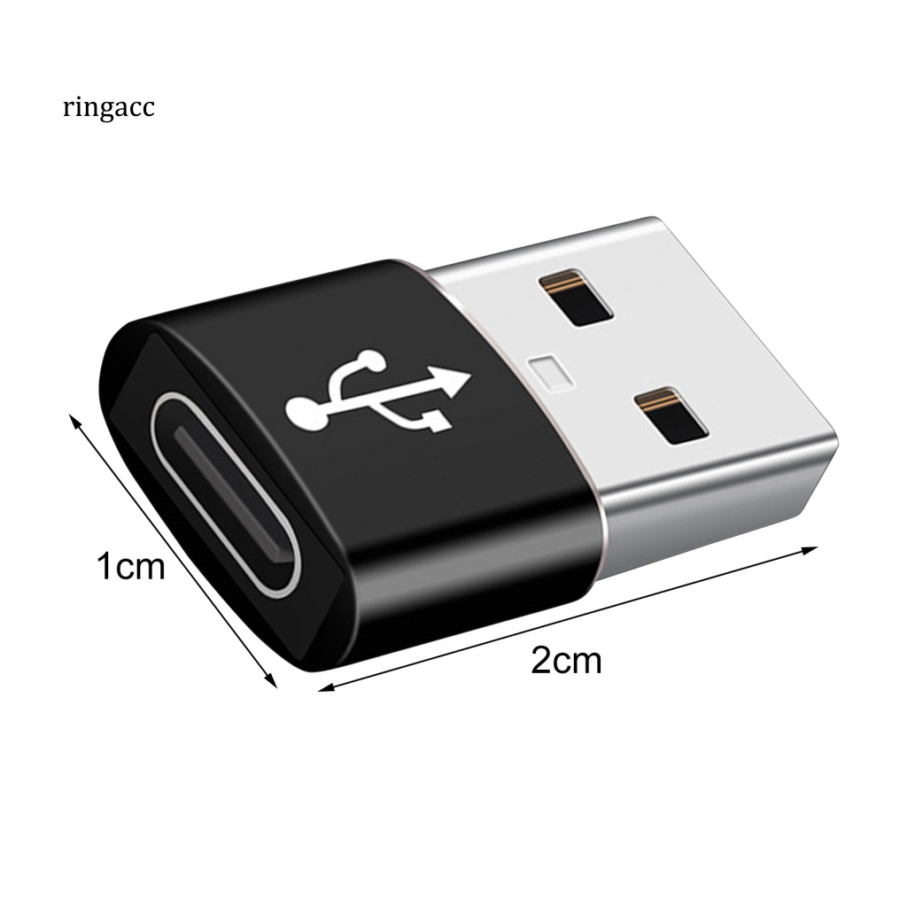 Đầu Chuyển Đổi RGA OTG Mini Tốc Độ Cao Từ USB Sang Type-C Cho Điện Thoại Di Động