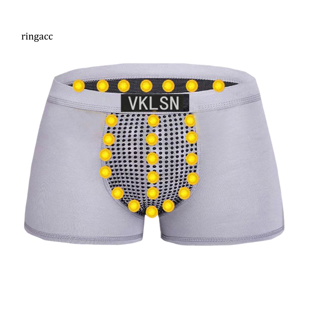 Rga Quần Lót Boxer Nam Châm Hút Mồ Hôi Màu Trơn Size Lớn