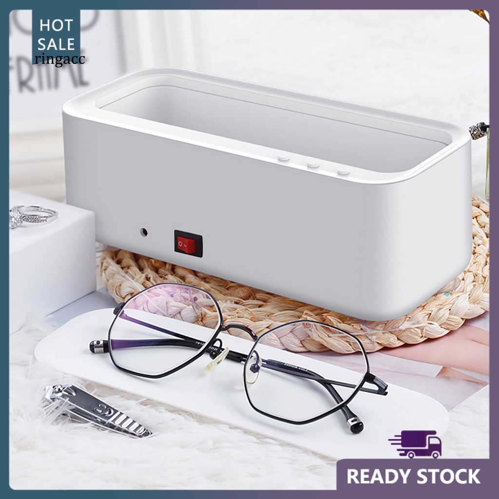 Dụng Cụ Vệ Sinh Mắt Kính Mini Bằng Sóng Siêu Âm Không Gây Tiếng Ồn