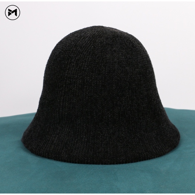 Nón Tai Bèo Đan Len Chenille Phiên Bản Nhật Bản Mới 2023 Thời Trang Cho Nữ