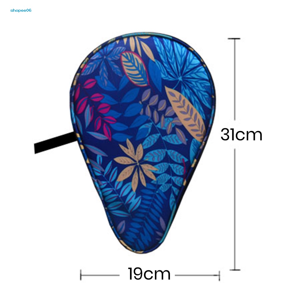 Túi Đựng Vợt Bóng Bàn Bằng Vải Oxford Chống Trầy Chống Bụi Có Khóa Kéo Bảo Vệ Tiện Dụng