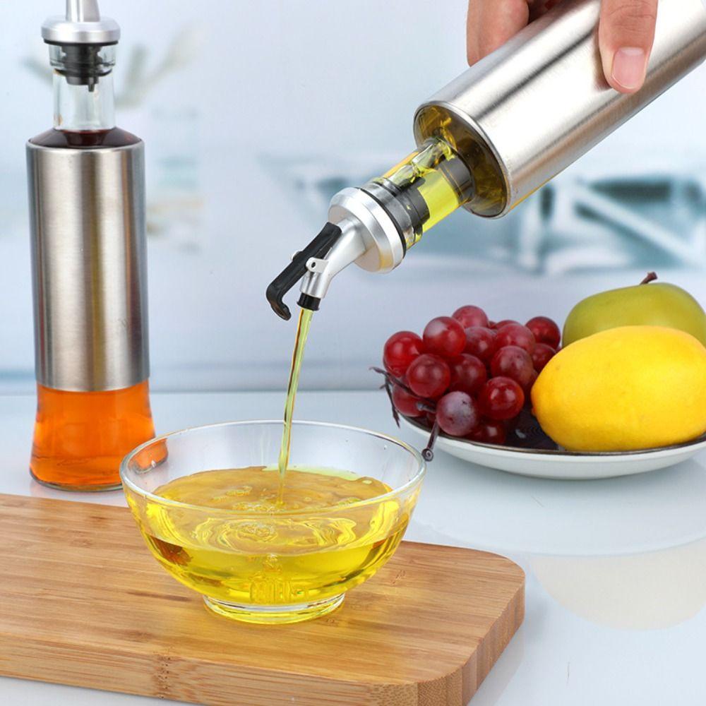 AVALENTINE Bình Đựng Dầu Ăn / Nước Sốt Bằng Thép Không Gỉ Chống Rò Rỉ Nhỏ Gọn