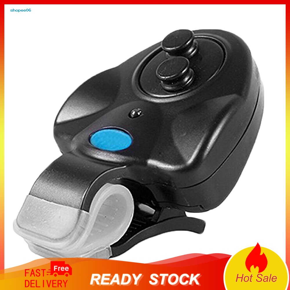 Chuông Báo Cá Cắn Câu Điện Tử Có Đèn LED Kẹp Cần Câu Cá Ban Đêm