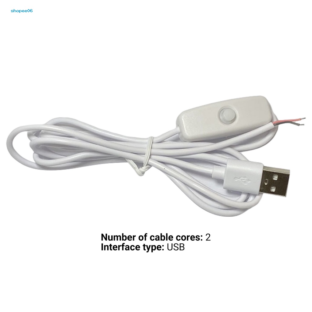 Dây Nối Dài Công Tắc Nguồn USB Chịu Nhiệt Độ Cao Cho Đèn LED