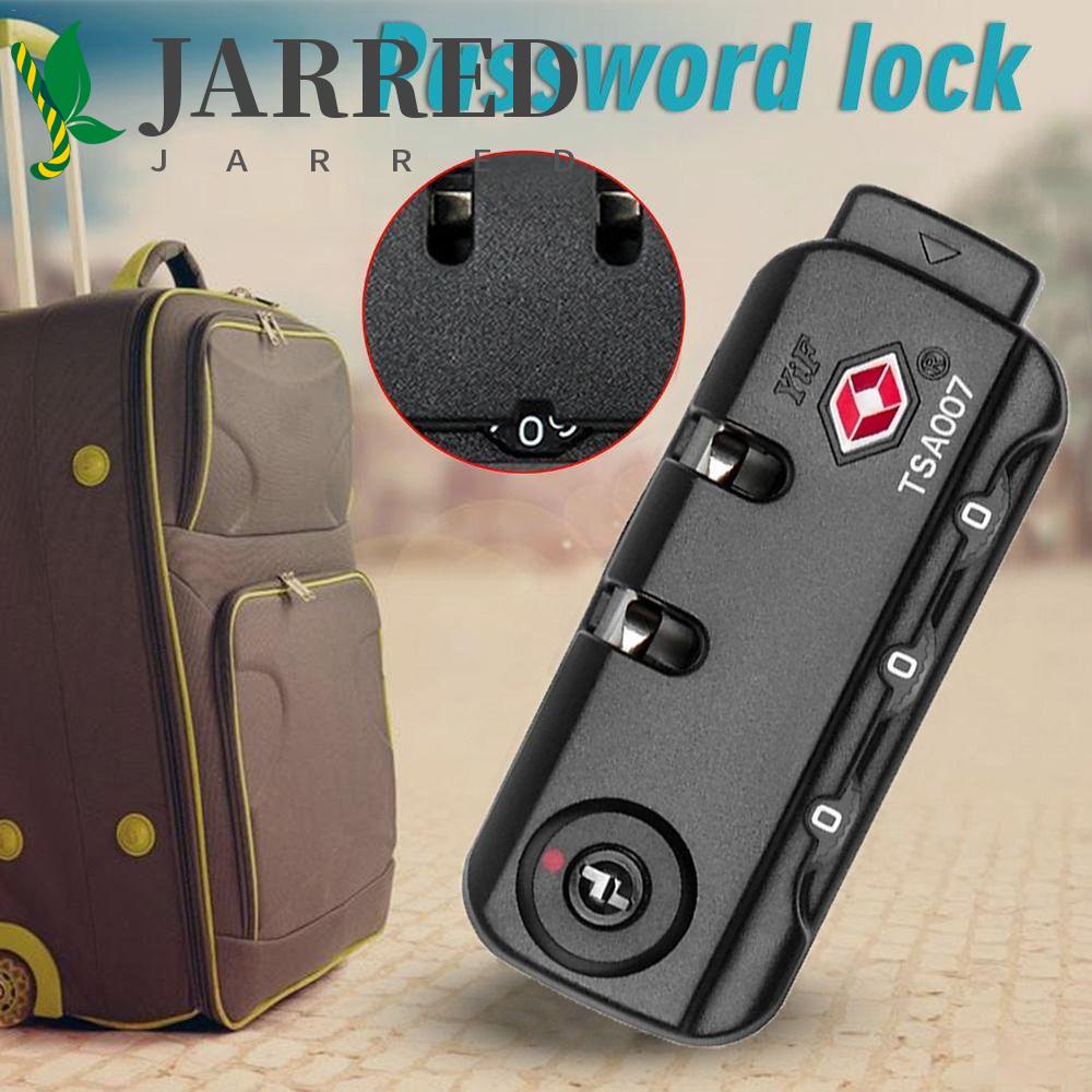 JARRED Ổ Khóa Mật Khẩu Mini Chống Trộm Di Động Tiện Dụng Cho Vali Du Lịch