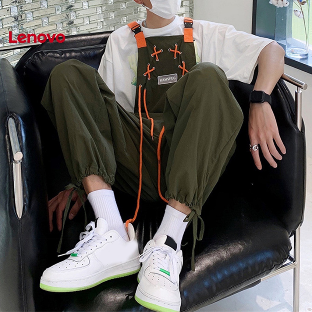 Quần Yếm Dáng Rộng Không Tay Màu Sắc Đơn Giản Cho Nam