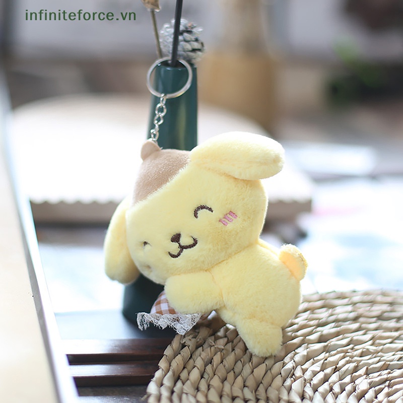 Móc Chìa Khóa Hình Sanrio Cinnamoroll Melody Nhồi Bông Đáng Yêu