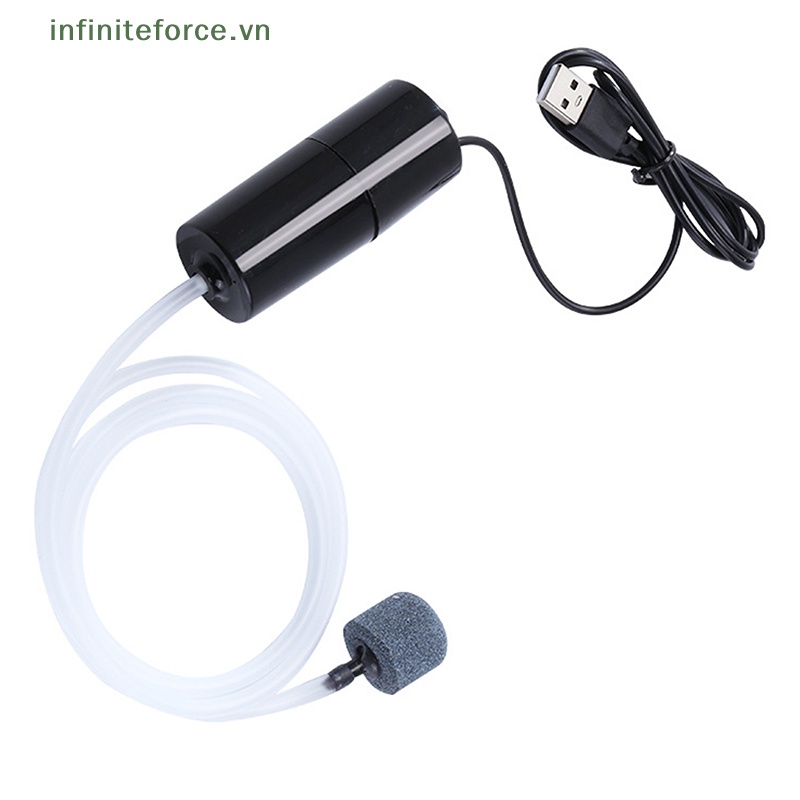 Máy Bơm Oxy USB Mini 5V 1W Không Gây Tiếng Ồn Tiện Dụng Cho Bể Cá