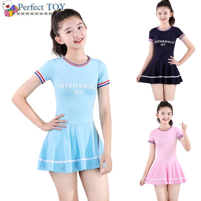 Bộ Đồ Bơi 2 Mảnh Áo Tay Ngắn + Quần Đùi Bơi Thời Trang Cho Nữ