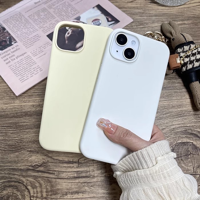 Ốp Điện Thoại Silicone Mềm Màu Trơn Chống Sốc Cho iPhone 14 13 12 11 Pro Max Plus X XR XS Max