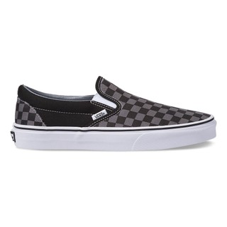 Giày Vans chính hãng Slip on Checkerboard Black Pewter - Đen Xám