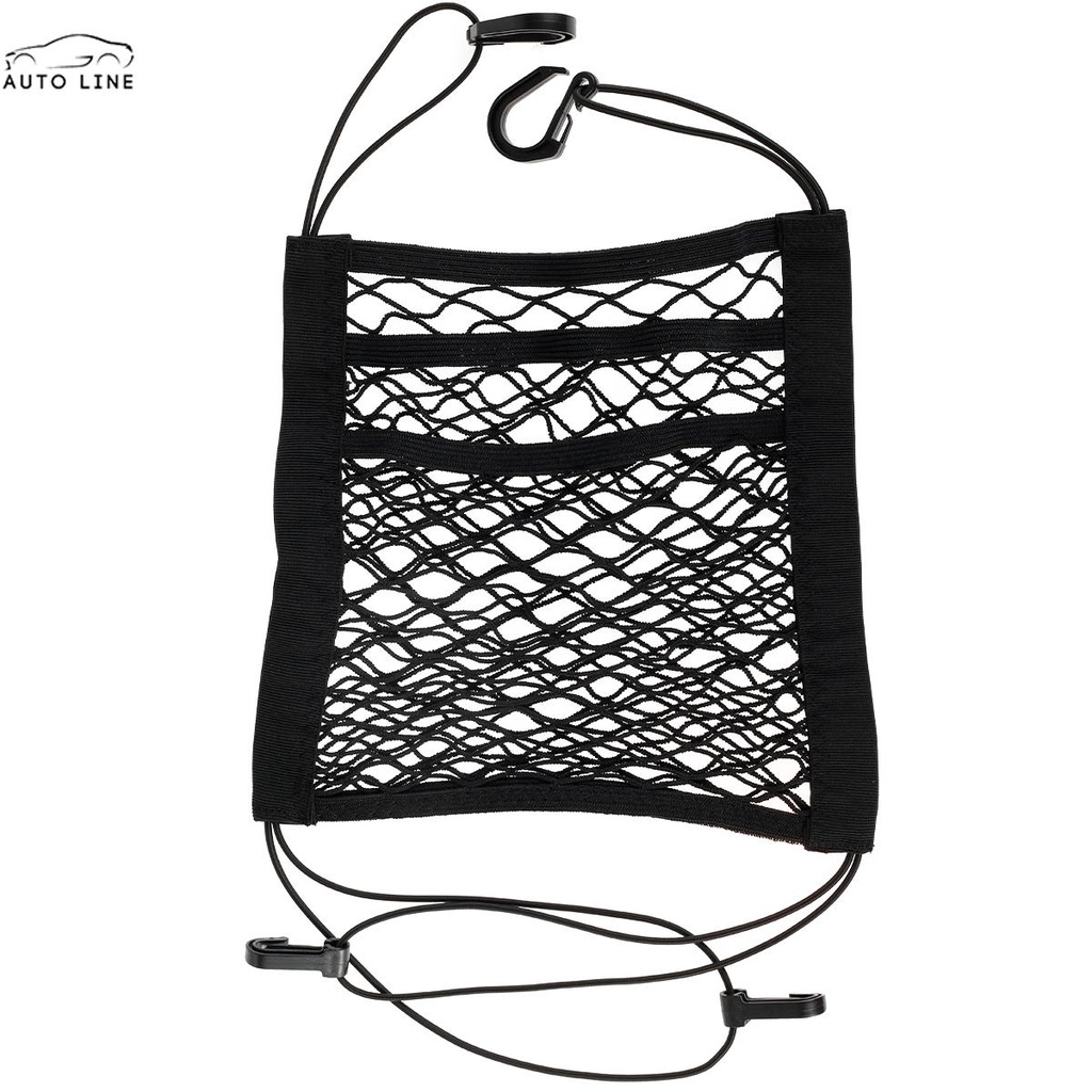 Túi Lưới Đựng Đồ 3 Lớp Gắn Lưng Ghế Xe Hơi SHOPCYC7694