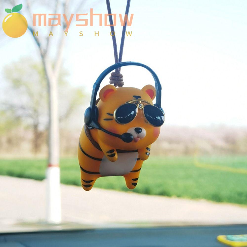 MAYSHOW Dây Treo Trang Trí Gương Chiếu Hậu Xe Hơi Hình Chú Heo Dễ Thương