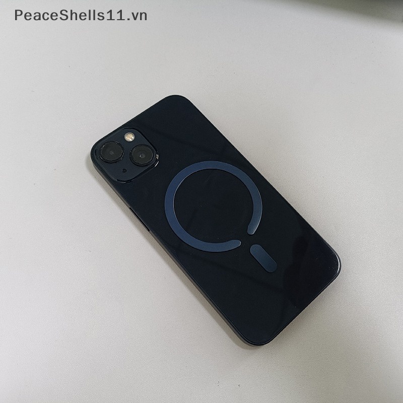 1 Tấm Giá Đỡ Điện Thoại Kiêm Sạc Không Dây Bằng Kim Loại Hít Nam Châm Thông Dụng Cho Xe Hơi Magsafe