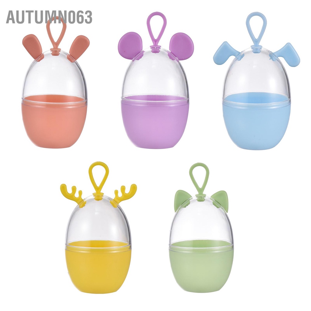 Autumn063 Hộp Đựng Mút Trang Điểm Hình Hoạt Chống Bụi Làm Đẹp Máy Xay Sinh Tố Có Dây Treo