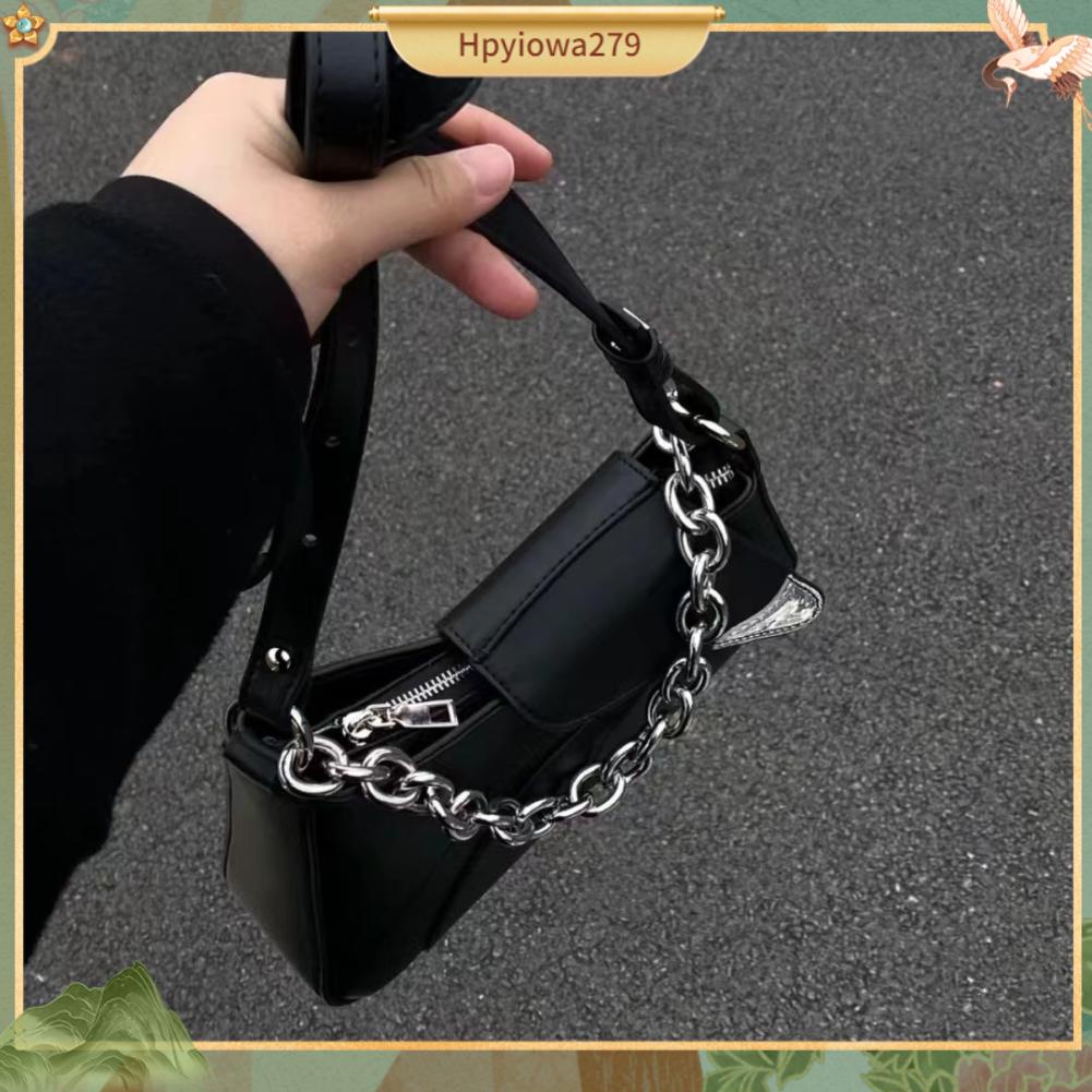 Ilikebag Túi đeo sát nách dây xích vai đơn giản thời trang dành cho du lịch mua sắm