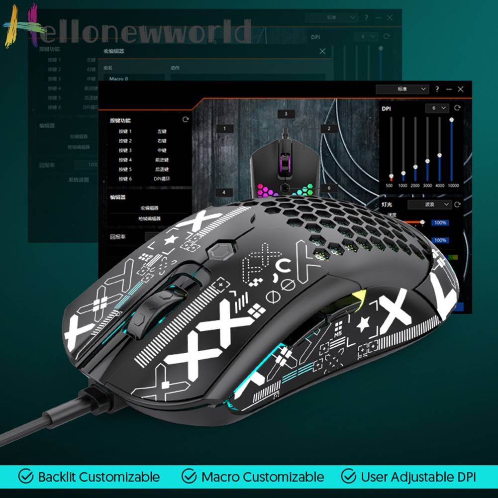 Chuột Gaming M5 Có Dây 12000DPI Cho MáY TíNh