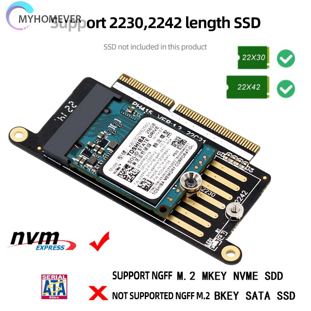 Thẻ Chuyển Đổi NVMe M2 SSD Cho MACBOOK PRO 2016 / 2017 A1708 2230 / 2242