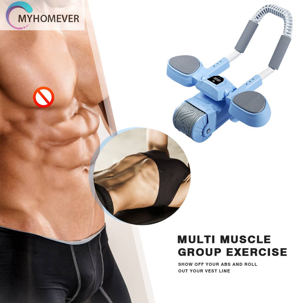 Con Lăn Tự Động Tập Cơ Bụng 2 Trong 1