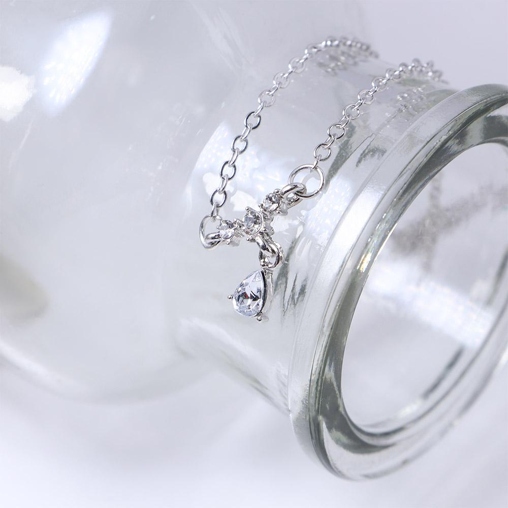 Vòng Cổ Choker Chất Liệu Hợp Kim Đính Đá Lấp Lánh Phong Cách Hàn Quốc