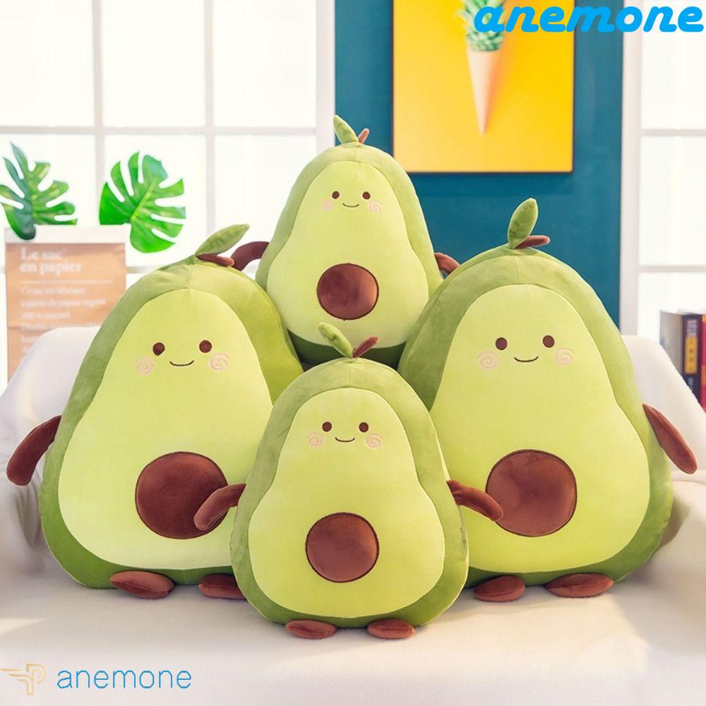 ANEMONE Gối Nhồi Bông Hình Quả Bơ Hoạt Hình Trang Trí Nhà Cửa