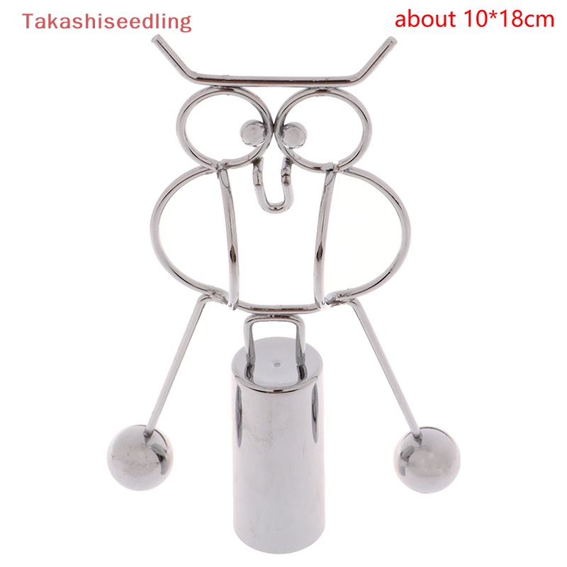 Mô Hình Chim Cú Newton Bằng Kim Loại Trang Trí Nhà Cửa