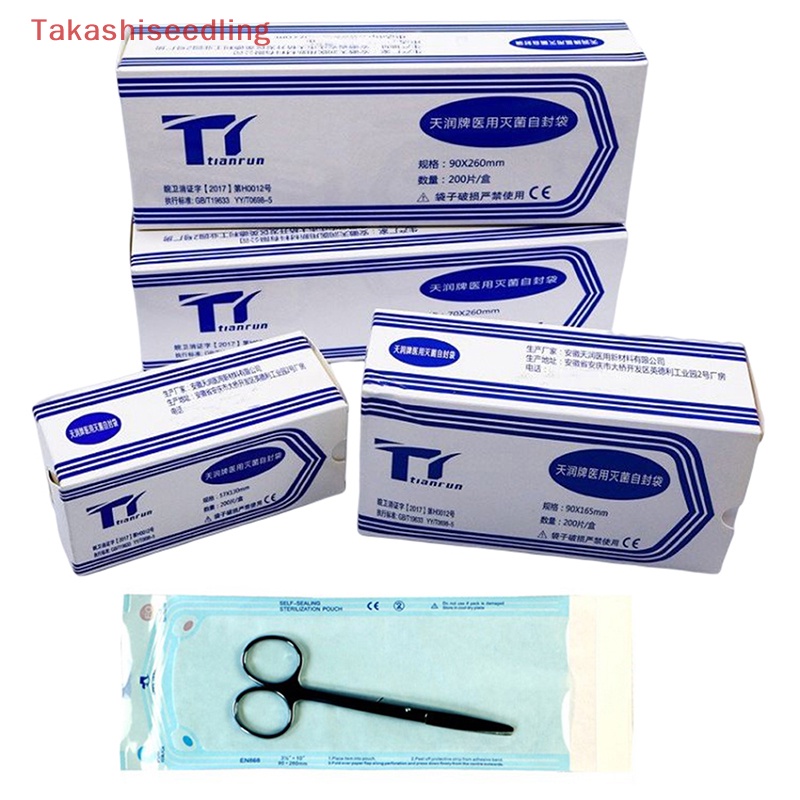 Hộp 200 Túi Khử Trùng Tự Khử Trùng Dùng Một Lần Tiện Dụng