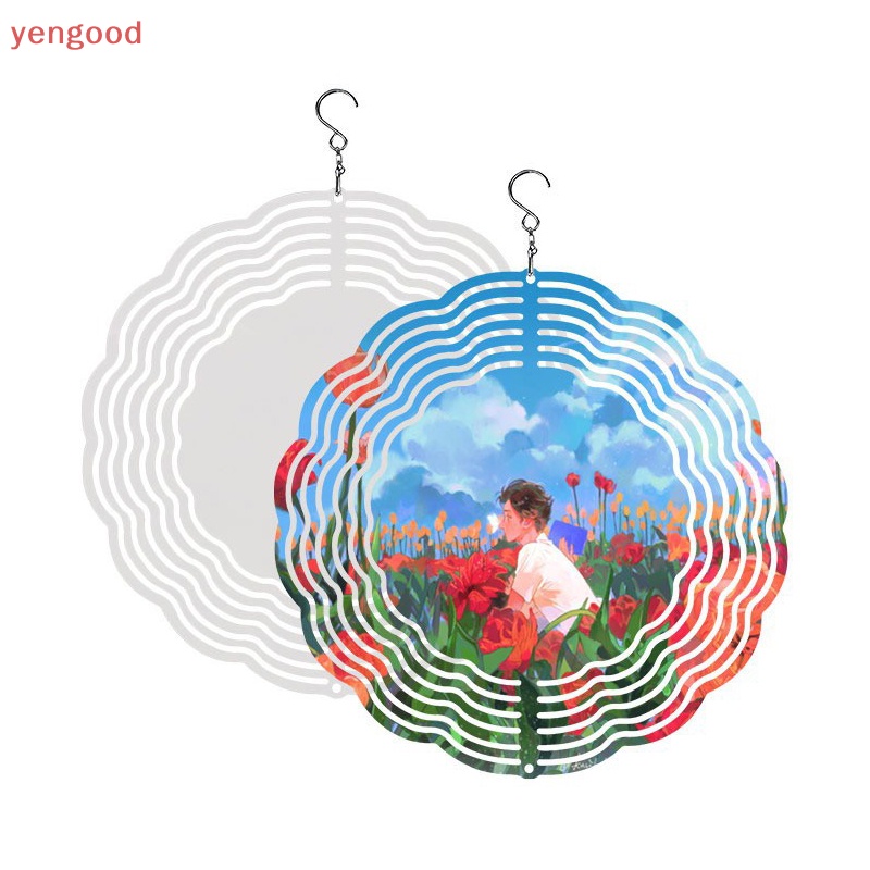 (YGD) Con Quay Gió 3D 8 Inch Treo Trang Trí Ngoài Trời