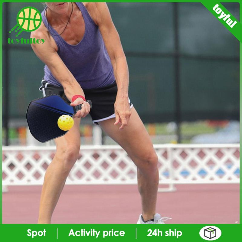 Vợt Đánh Bóng Bằng Polypropylene Họa Tiết Tổ Ong Kèm Tay Cầm Thoải Mái Tiện Dụng Cho Luyện Tập Trong Nhà Và Ngoài Trời