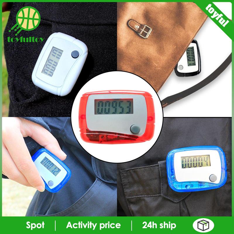 Máy Đếm Bước / Theo Dõi Chuyển Động Sử Dụng Hàng Ngày Dạng Kẹp Đeo Thắt Lưng Cho Nam Nữ Tập Thể Dục Đi Bộ Ngoài Trời