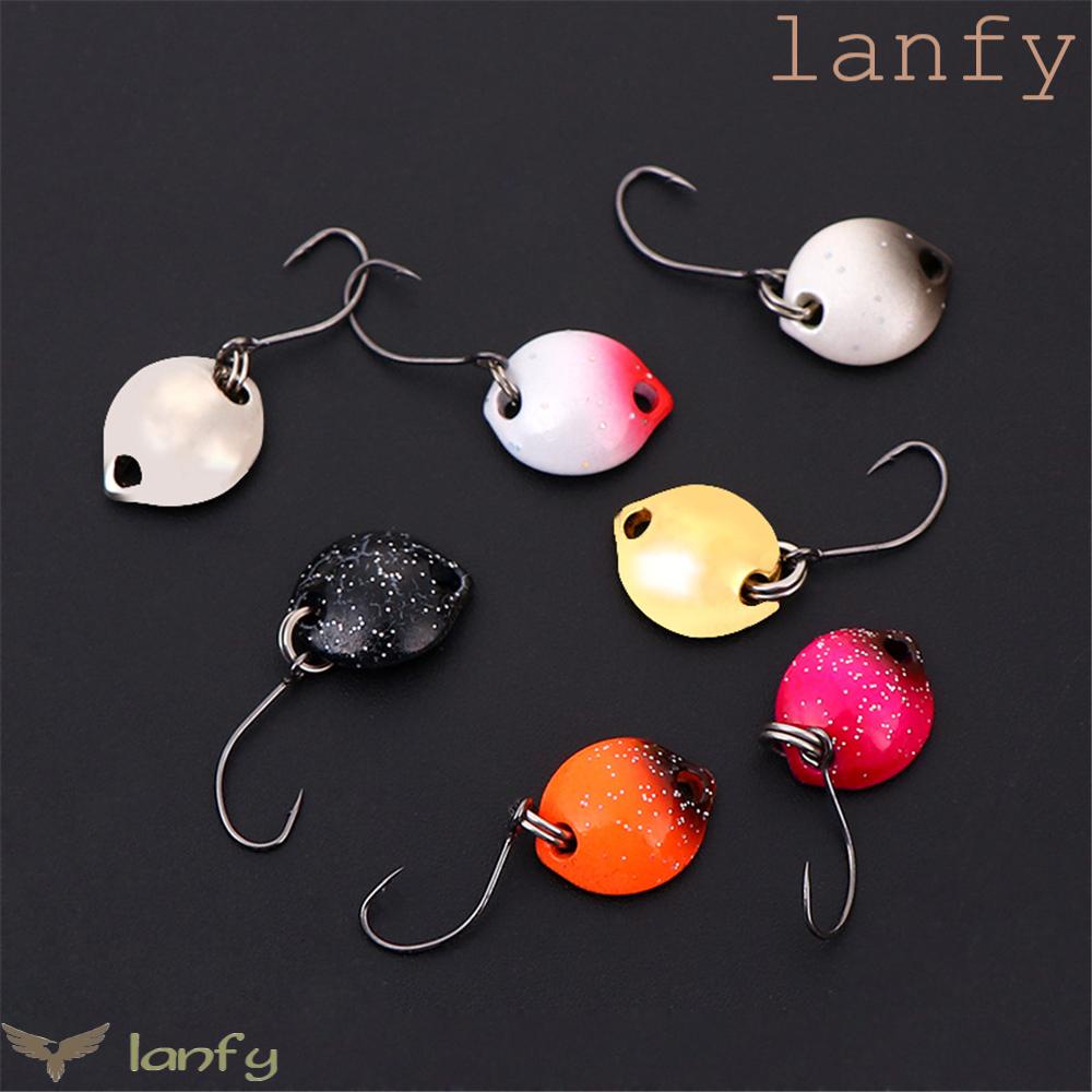 LANFY Mồi Giả Nhử Cá 1.4cm 1.8g Bằng Nhựa Gắn Kèm Móc Câu