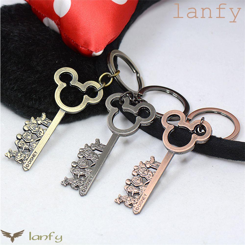 LANFY Móc Khóa Hình Chuột Mickey Bằng Đồng Dễ Thương