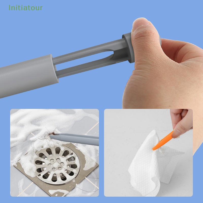 Bàn Chải Gel Mềm Hình Bạch Tuộc Dùng Vệ Sinh Toilet Kèm Nhíp Ẩn Tiện Dụng