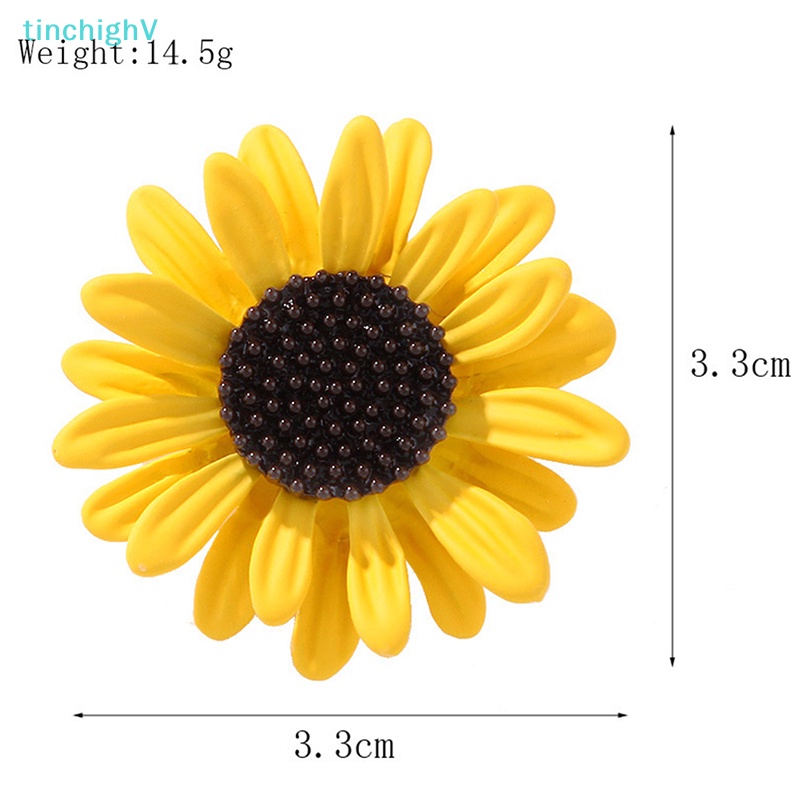 Ghim Cài Áo Hình Hoa Cúc / Hướng Dương Phong Cách Unisex