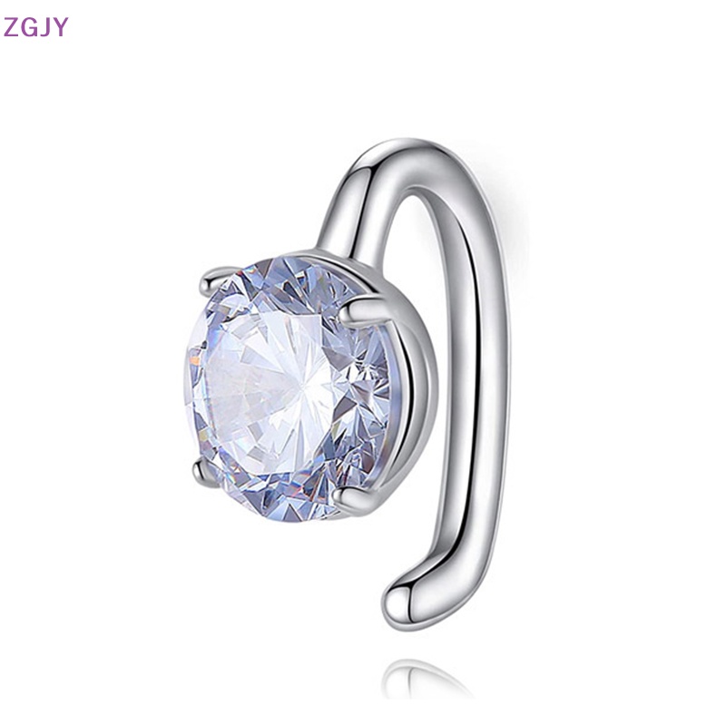 Khuyên Rốn Bằng Thép Không Gỉ Đính Đá Zircon Quyến Rũ Thời Trang Cho Nữ Mới