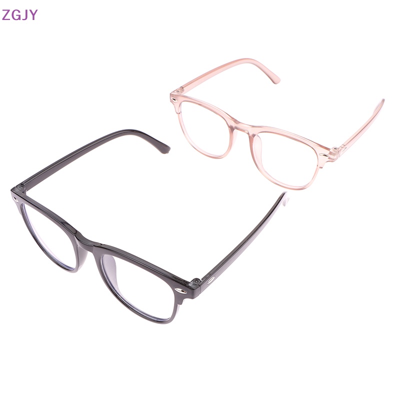 Mắt Kính Gọng Tròn Trong Suốt Siêu Nhẹ Chống Bức Xạ Thời Trang Cho Nam Và Nữ Mới