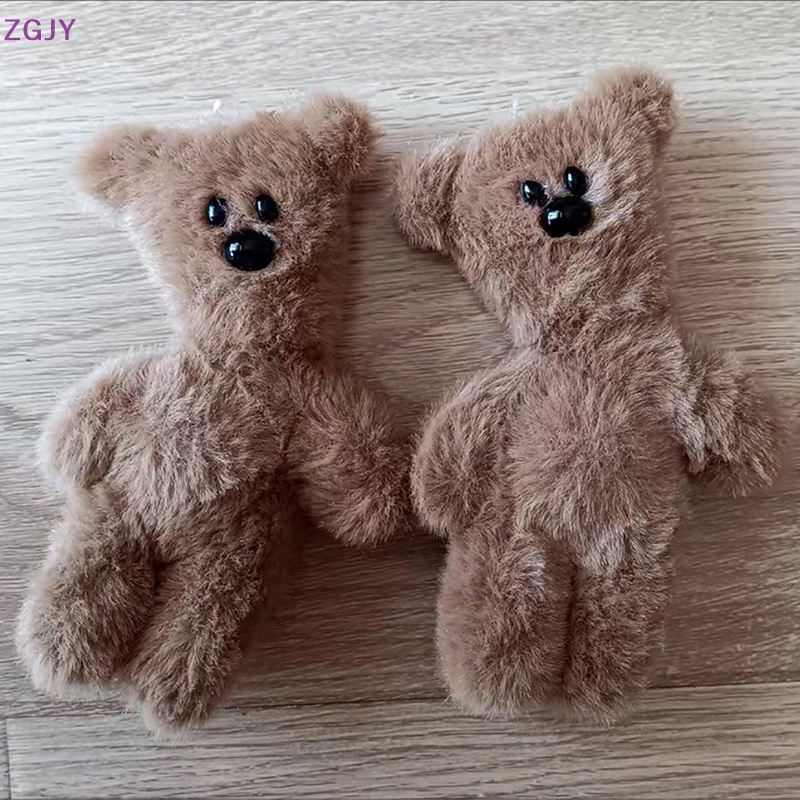 Móc Khóa Hình Gấu Teddy Nhồi Bông Mềm Mại Dễ Thương Mới