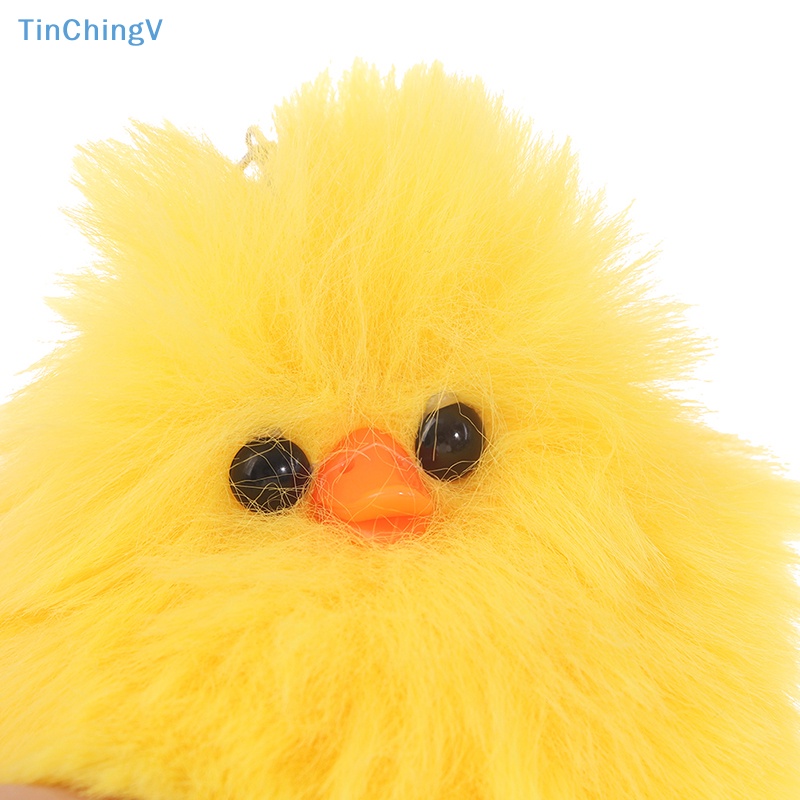 [TinChingV] Set 2 Móc Khóa Gà Nhồi Bông Trang Trí Lễ Phục Sinh [Mới]