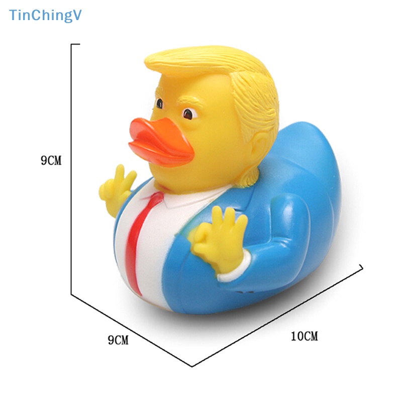 1 Vịt Donald Trump Cao Su PVC Phát Ra Tiếng Kêu Khi Tắm Cho Bé
