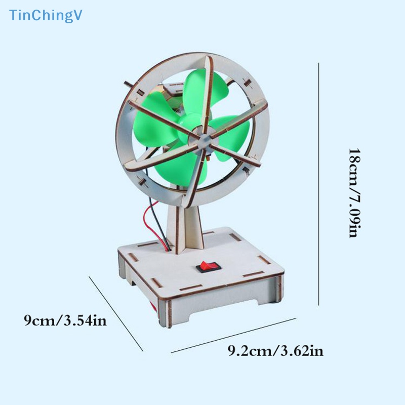 Bộ Đồ Chơi Thí Nghiệm Khoa Học Quạt Lắc Đầu DIY