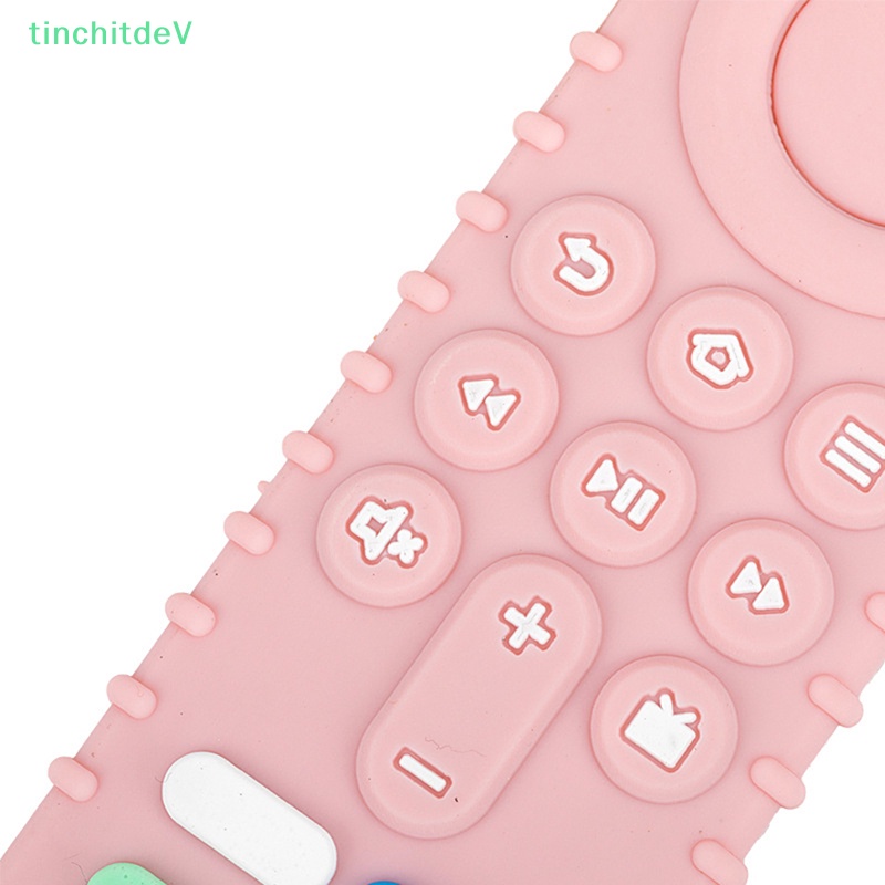 Đồ Chơi Gặm Nướu Hình TV Bằng Silicone Có Điều Khiển Từ Xa Dành Cho Bé Gái