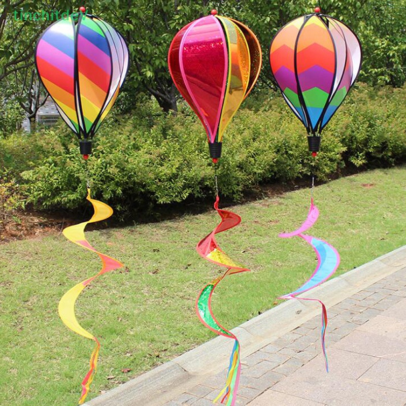 1 Bong Bóng Khí Nóng Kẻ Sọc Màu Sắc Ngẫu Nhiên Dùng Làm Quà Tặng Cho Bé Spinner  [Mới] [Mới]