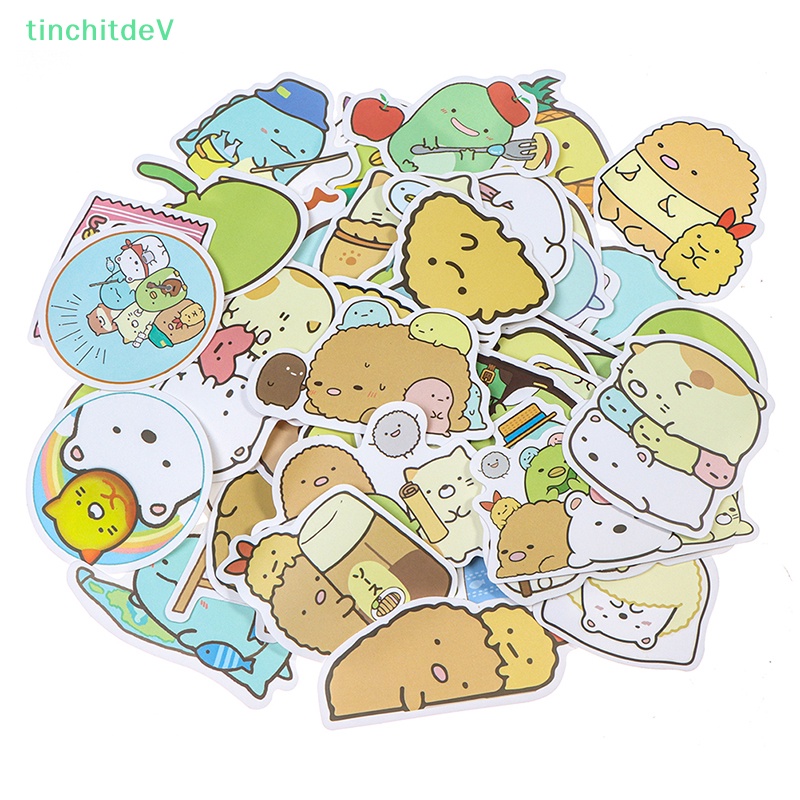 Bộ 50 Sticker Sumikko Gurashi Graffiti Dán Ván Trượt / Guitar / Laptop