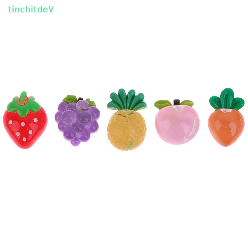 [TinchitdeV] Set 20 Miếng Dán Resin Hình Trái Dứa Ch Dễ Thương Làm Bông Tai DIY [Mới]